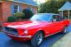 1968 Mustang. . . .  Great Candy Apple Red Paint. . . .  No Rust Problems Mustang photo 1