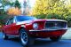 1968 Mustang. . . .  Great Candy Apple Red Paint. . . .  No Rust Problems Mustang photo 5