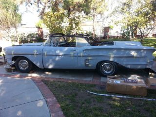 1958 Chevrolet Impala Convertible Project Metal Work Done 348 Tri Power Motor photo