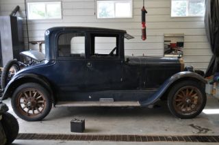 1924 Buick Model 24 - 48 6 Cyl Opera Coupe Hpof Texas Barn Car Time Capsule photo
