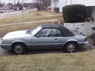 1986 Ford Mustang Lx / Gt Convertible 2 - Door 3.  8l photo