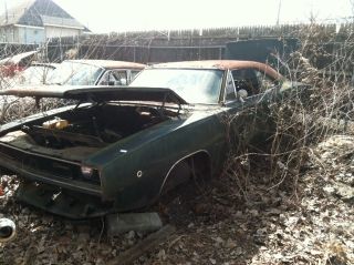 1968 Dodge Charger R / T 426 Hemi Column Shift 8 3 / 4 Theft Recovery Wow photo