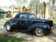 1941 Real Steel Nostalgia Willys Coupe Gasser Rat Hot Rod With Blown 548 Bbc Willys photo 3