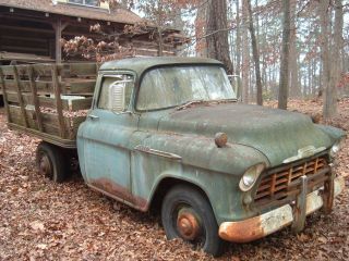 1956 Chevrolet 3500 One Family Owned Needs Restoration photo