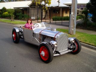 1928 Ford A Roadster Hotrod Hand Crafted Aluminium Body Detailed Flathead Engine photo