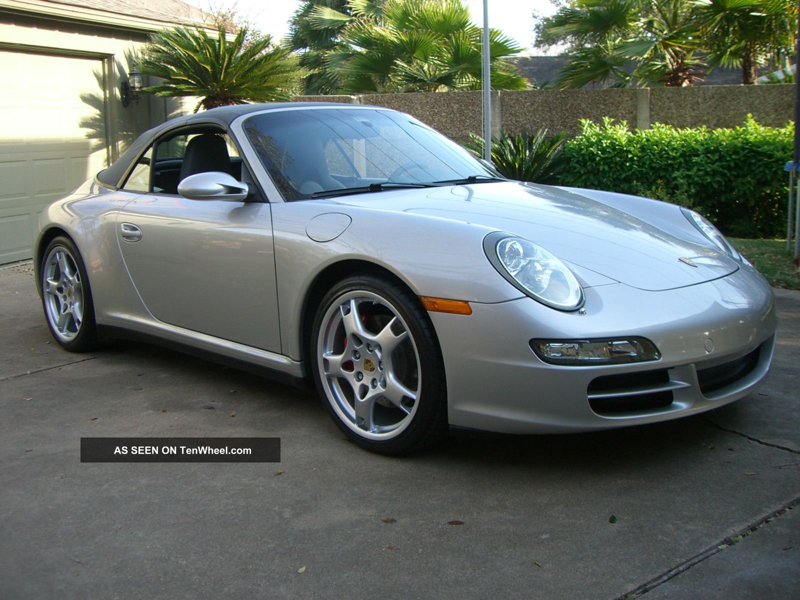 2007 Porsche 911 Carrera 4s Convertible 2 - Door 3.  8l Silver / Dark Gray 911 photo