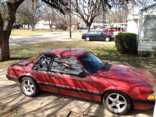 1991 Ford Mustang Lx Sedan 5.  0l Supercharged photo