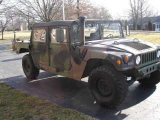 1987 Am General Humvee Military Hummer Titled And Streetable Snorkel Package photo