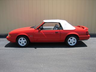 1992 Ford Mustang Lx Convertible 2 - Door 5.  0l photo