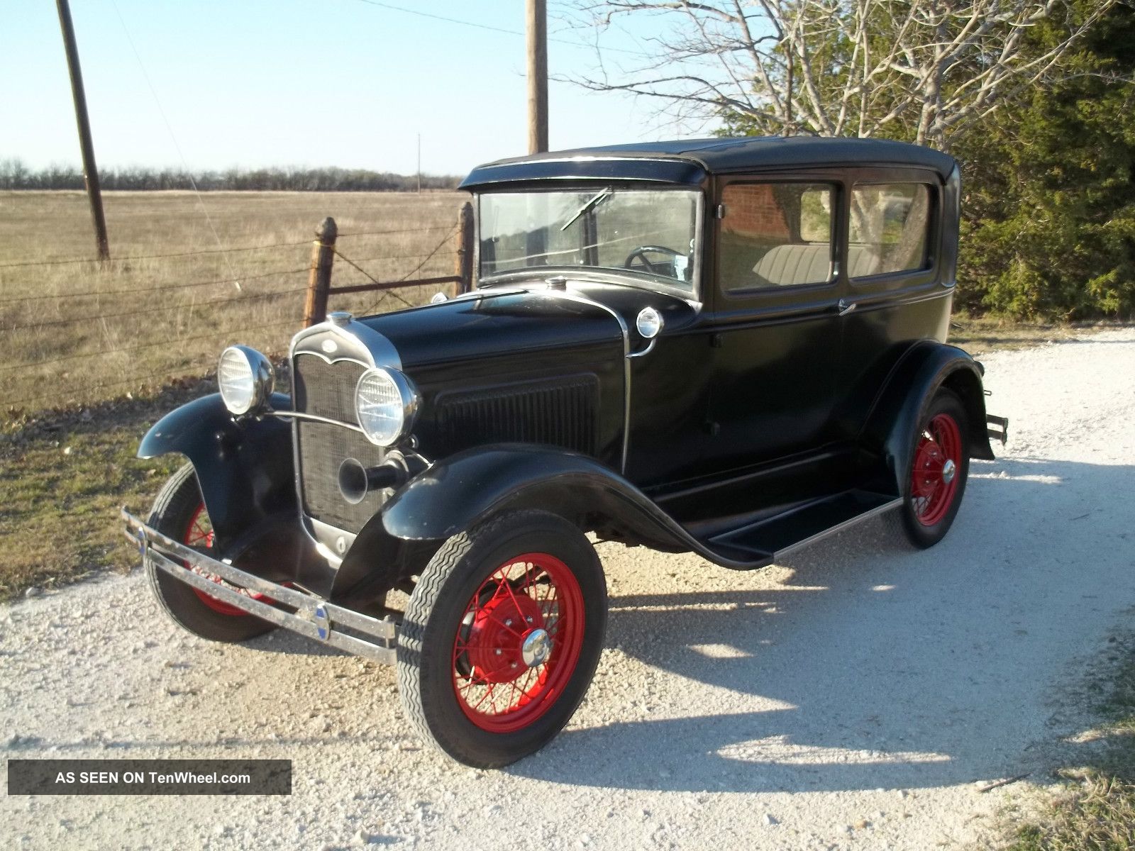 1931 Ford model a deluxe tudor sedan #4