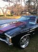 1972 Chevy Chevelle Ss Clone Black With Candy Red Stripes Chevelle photo 4