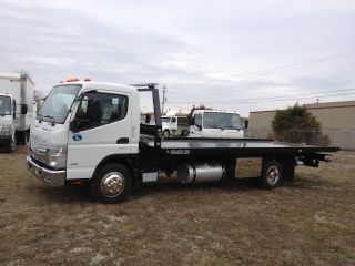 2013 Mitsubishi Fe - 180 And A Dual - Tech 8103 Rollback Tow Body photo