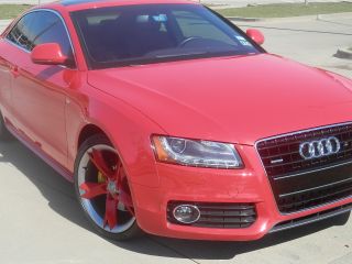 Red 2009 Audi A5 - Sports Package photo