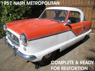- - 1957 Nash Metropolitan Complete Project California Amc Classic Pininfarina photo