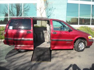 Wheelchair Accessible 2003 Red Chevrolet Venture W / Side Entry Ramp photo