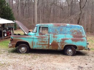 1959 Dodge Panel Van Truck Pulled Out After Over 30 Years Complete photo