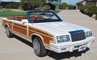 1984 Chrysler Town & Country K Based Convertible California Car 1 Of 1105 photo