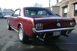 1966 Mustang Coupe 289 V8,  Factory A / C,  And Console photo