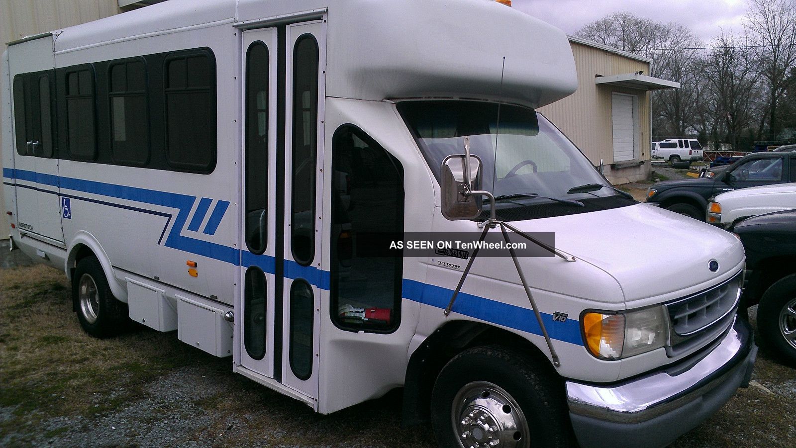 1998 Ford Van W / Aerotech Body. Wheelchair Lift With Tie Downs.