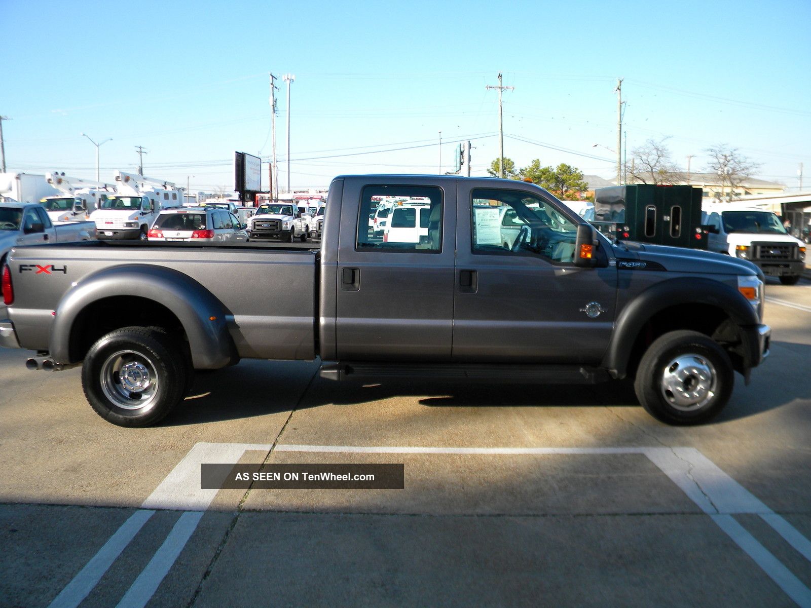Ford f450 crew cab dually #6