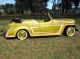 1949 Custom Willys Overland Jeepster Street Rod With Matching Harley Davidson. Willys photo 4