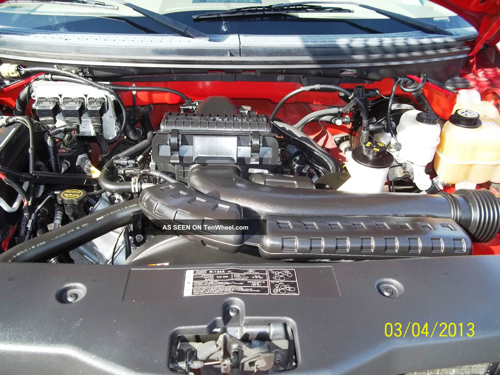 2005 ford f 150 xlt crew cab pickup 4 door 5 4l 4x4 engine under
