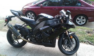 2008 Kawasaki Ninja Zx10r Zx10 Black 1000cc photo
