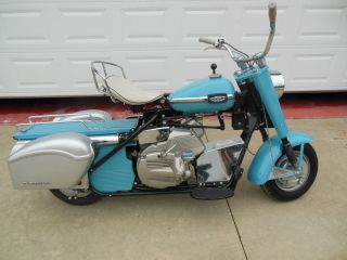 1965 Silver Eagle,  Motorcycle In photo