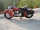 1947 Indian Chief Motorcycle - Ferrari Red - Classic Indian photo 6
