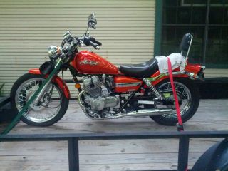 2005 Honda Rebel,  250cc.  Orange, photo