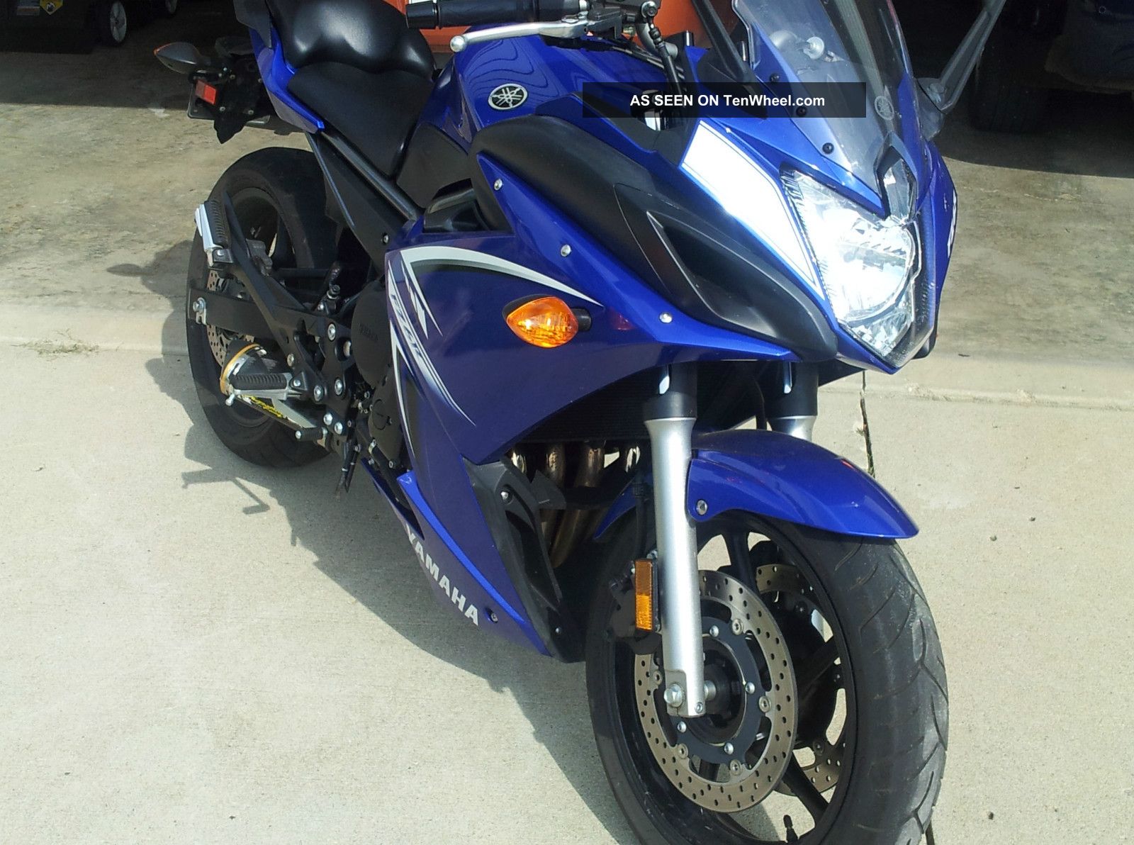 2009 Yamaha Fz6r Blue