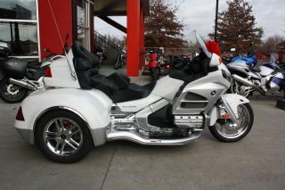 2012 Honda 1800 Gl18hpnma White Navi & Abs Goldwing California Sidecar Trike photo