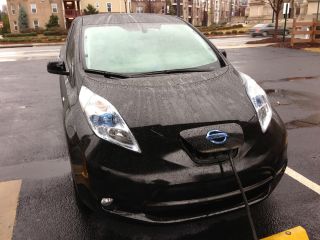 2012 Nissan Leaf Sl Black Electric Plug In 4 Door Hatchback W /,  Camera photo