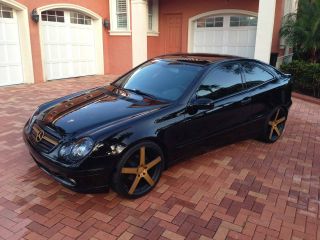 2003 Mercedes Benz C230 Sports Coupe - Supercharged Rims Fast Fun & Reliable photo