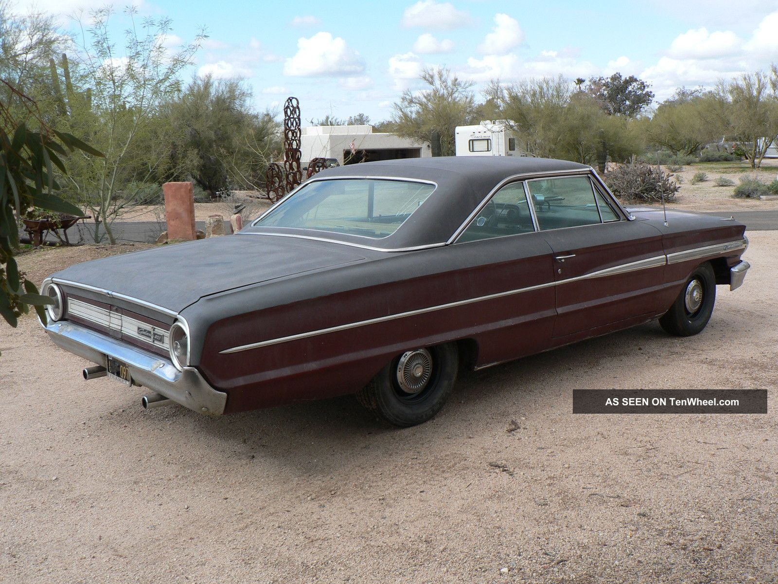 1964 Canada data ford galaxy plate #4