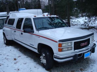1997 Gmc 3500 Dually Crew Cab Turbo Diesel Southern Truck Never No Rust photo