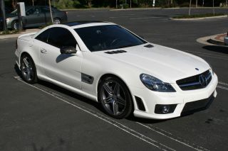2011 Mercedes Benz Sl63,  $160k Msrp,  Diamond White W / Blk Amg photo