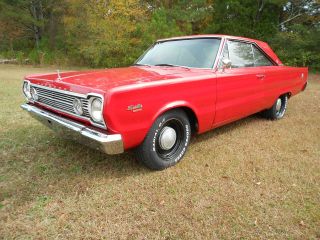 1966 Plymouth Satellite 383 4 Speed 2 Dr Bucket Seats Console photo