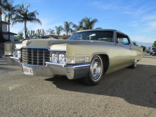 1969 Cadillac Coupe Deville Rat Rod Hot Rod Patina Classic Caddy No Rust photo