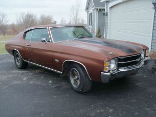 Owner 1971 Chevelle Ss 454 Ls5 Matching Numbers photo
