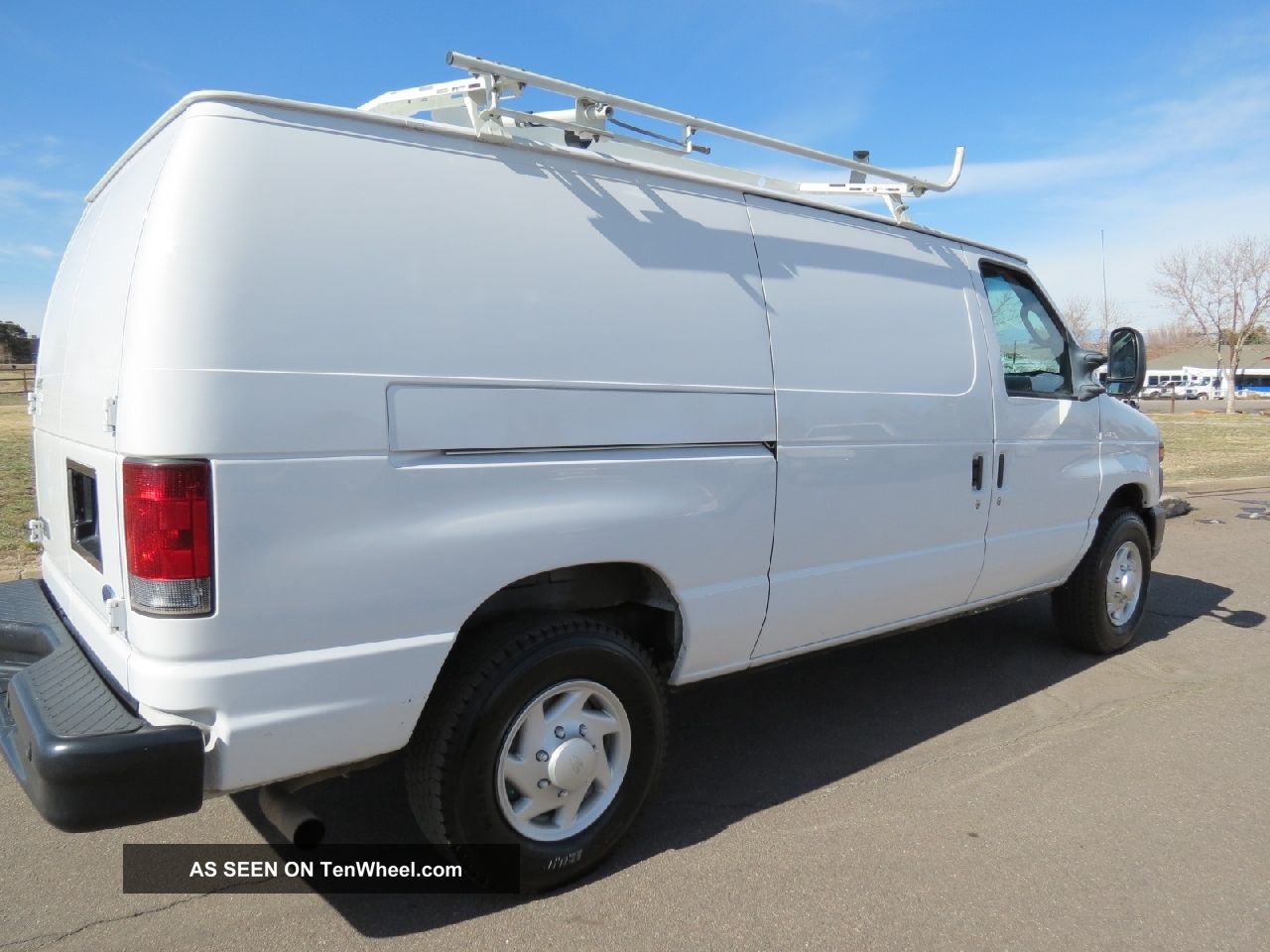 Ford van rack and bins #5