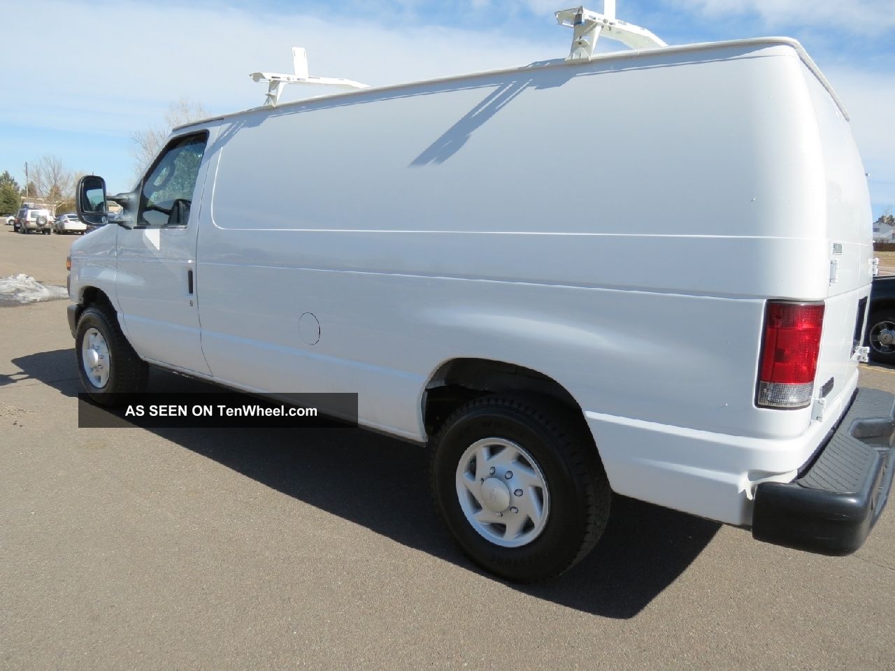 Ford van rack and bins #9