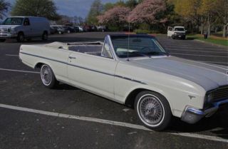 1965 Skylark Convertible White Int.  &ext Drive Anywhere.  Cond photo