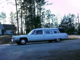 1971 Cadillac Hearse Miller - Meteor Eterna Side Loader Rare Funeral Coach Look photo