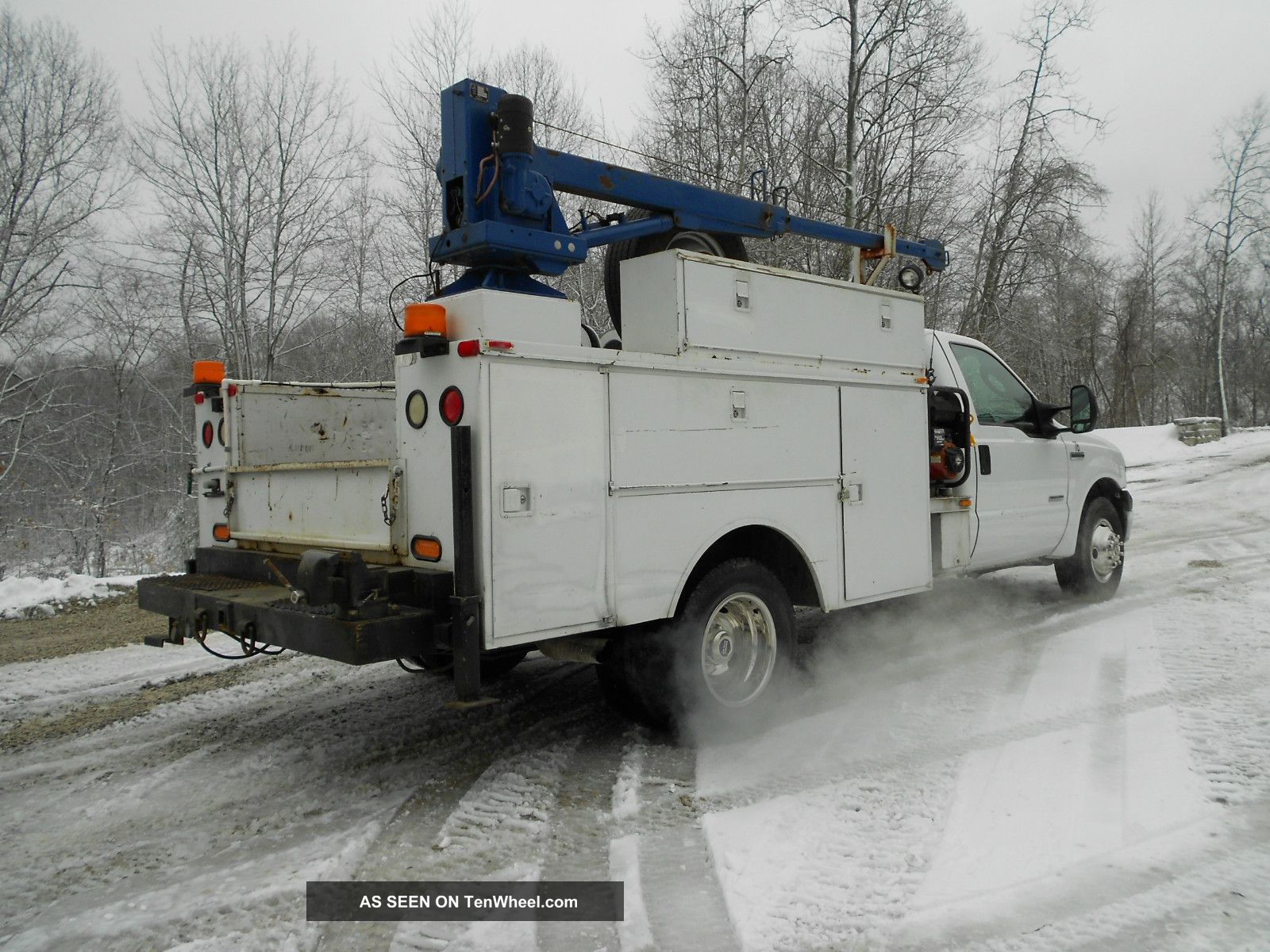 Air compressor diesel ford mechanic paint truck #10