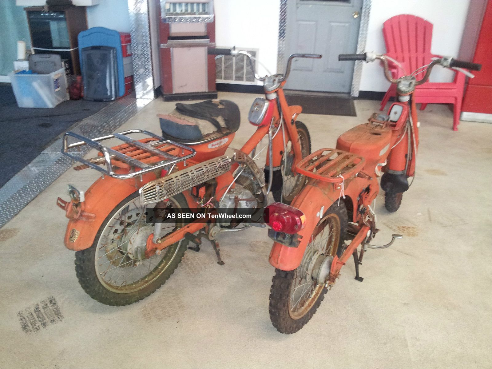Two 1966 Honda 90 Motorcycle