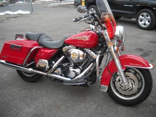 2005 Harley Davidson Flhri Roadking Firefighter Special Edition Collectible Bike photo