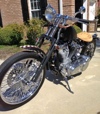 2010 Custom Bobber W / Harley Crate Evo And Indian Trans And Primary photo