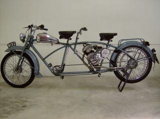 1950 Whizzer Tandem,  Unrestored,  Built In Luxembourg photo