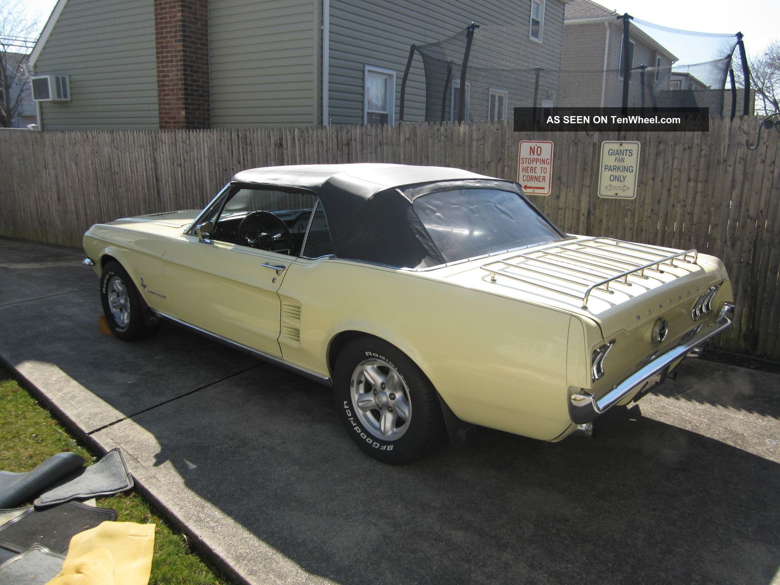 1967 Ford mustang convertible yellow #10